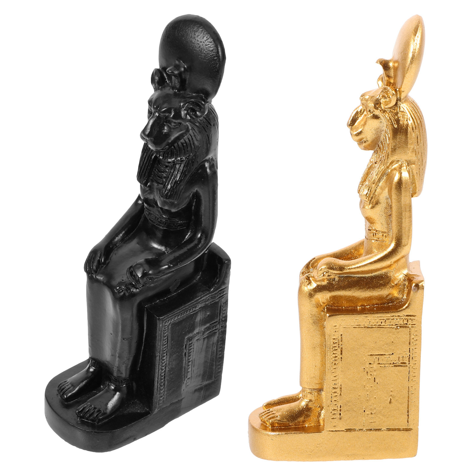 2Pcs Ancient Egypt Resin Sphin - Home Decor Egypt 评论和价格