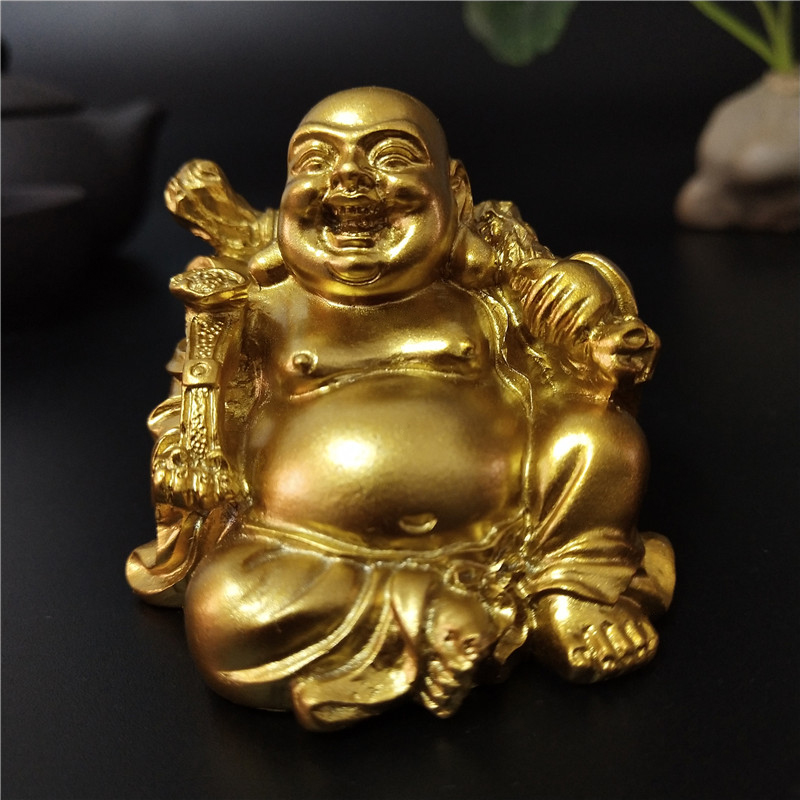 Golden Sitting Feng Shui Maitr - Home Decor On Sale 评论和价格