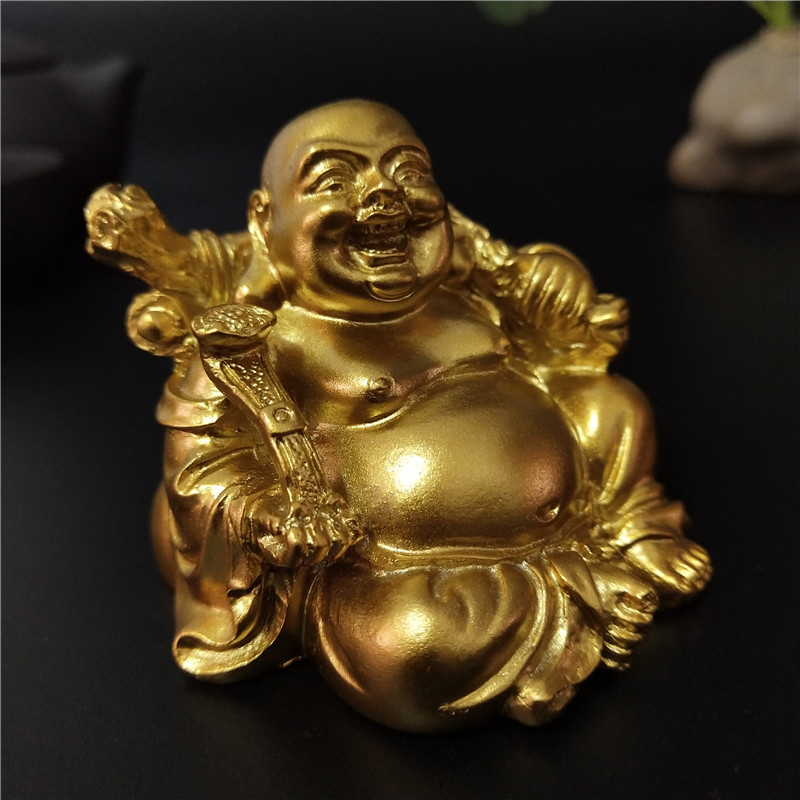 Golden Sitting Feng Shui Maitr - Home Decor On Sale 评论和价格