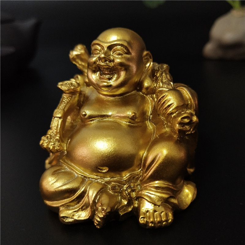 Golden Sitting Feng Shui Maitr - Home Decor On Sale 评论和价格