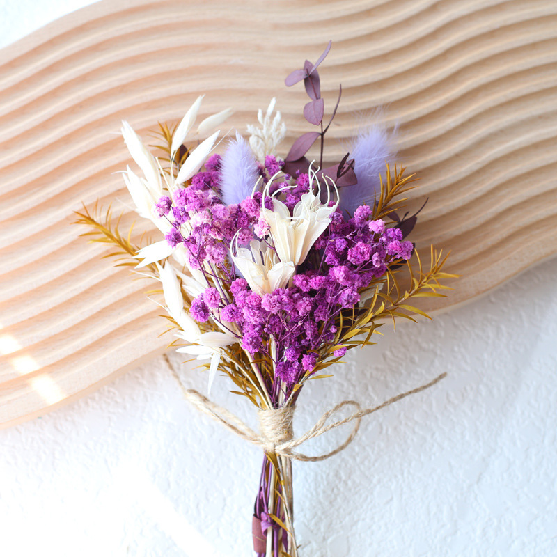 20CM Natural Dried Flower Bouq - Dried Flower Bouquet 评论和价格