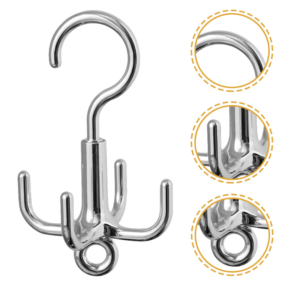 Rotating Clothes Hook 4-Claw D - Home Decor Organizer 评论和价格