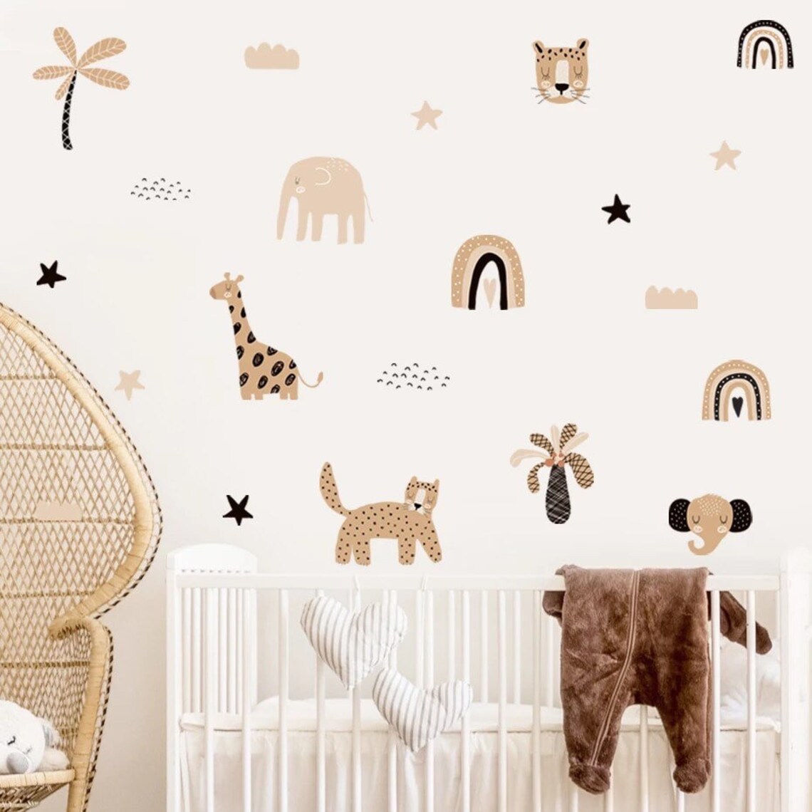 Boho Cartoon Rainbows Star Cut - Home Decor Y2K 评论和价格