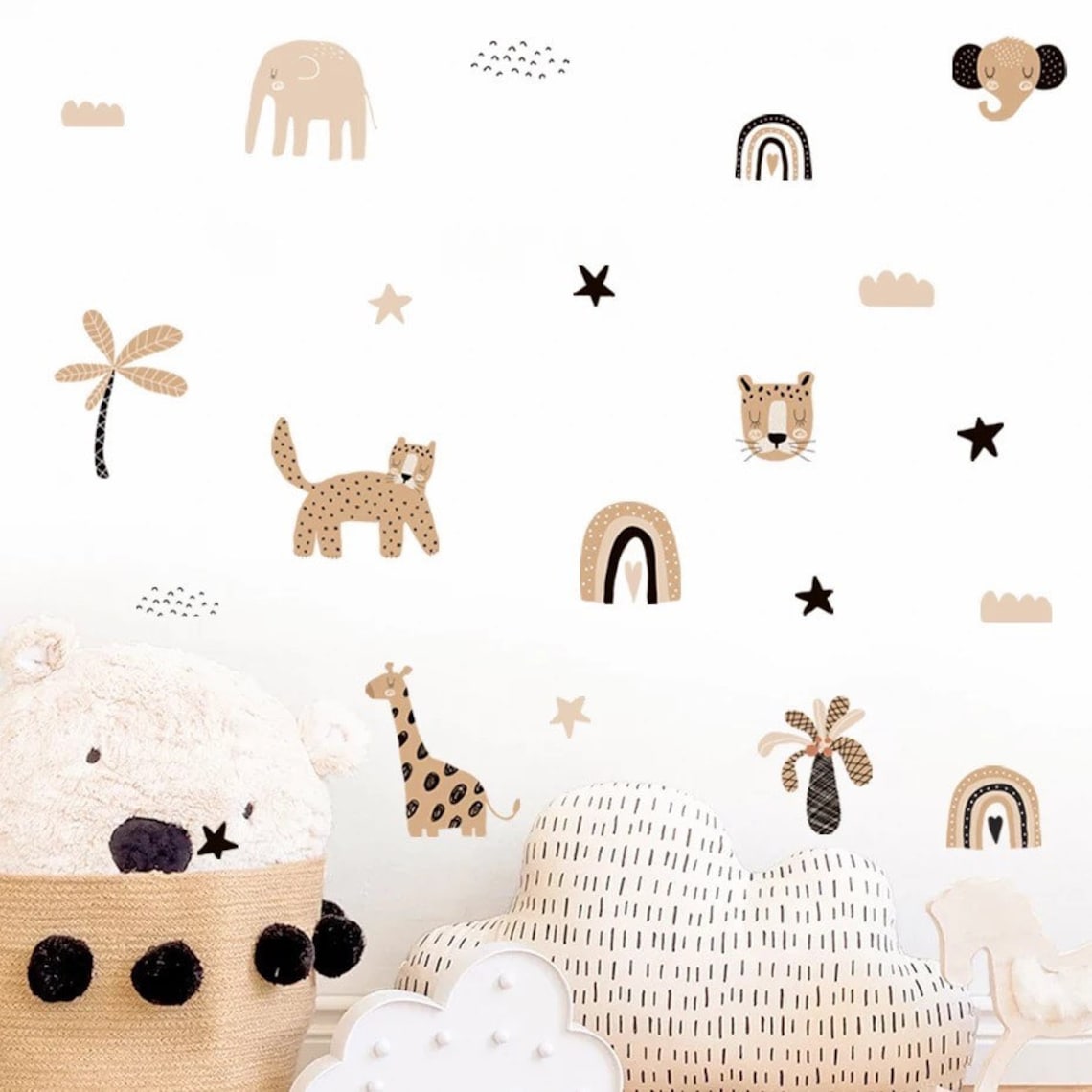 Boho Cartoon Rainbows Star Cut - Home Decor Y2K 评论和价格